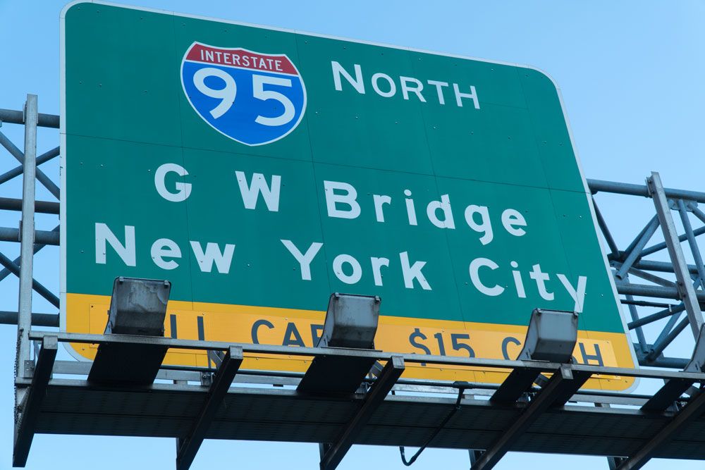 I-95 North Sign | Solving NYC Trucking Issues | Trucking Association of New York (TANY)